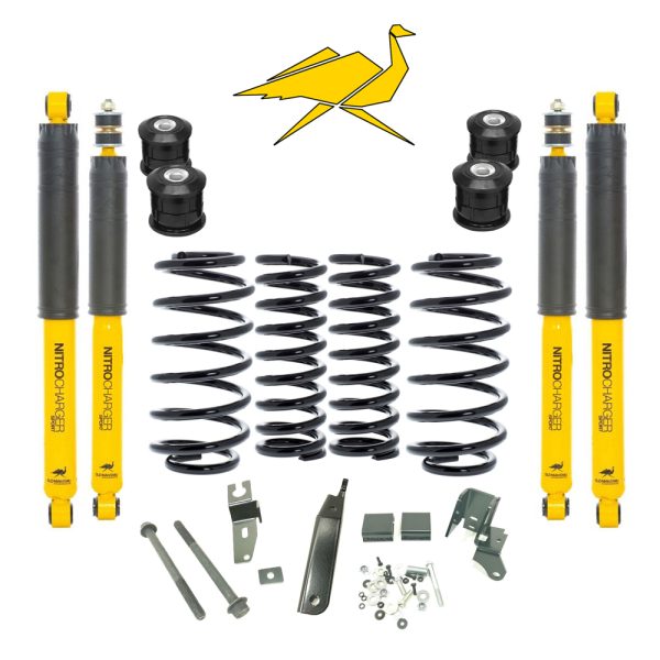 ARB - OME  NITRO CHARGER + JIMNY LIFT KIT  5 puertas  (2018 - on) (Medium Load)