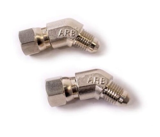 [0740109] ARB - 45 ELBOW JIC4(M) JIC4(F) 2PK 